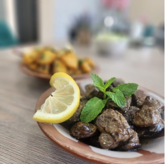 Ficăței de pui stil oriental cu usturoi și lămâie 250 GR